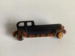 prachtige Lea Stein broche Rolls Royce, Overige materialen, 4 tot 7 cm, Zwart, Ophalen of Verzenden