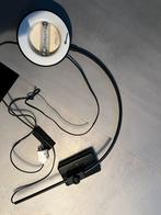 Steinhauer, Zwarte halogeen wandlamp, dimbaar, Ophalen of Verzenden, Zo goed als nieuw, Metaal of Aluminium, Halogeen