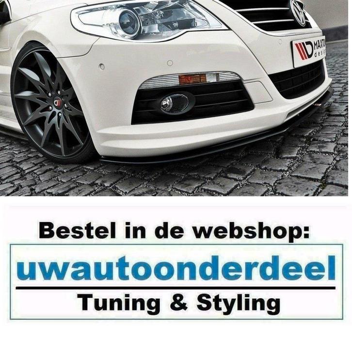 Maxton Spoiler Lip Splitter Geschikt Voor Vw Passat R Line R, Auto diversen, Tuning en Styling, Ophalen of Verzenden