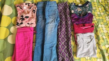 Kledingpakket voor meisje mt 110/116 beschikbaar voor biedingen