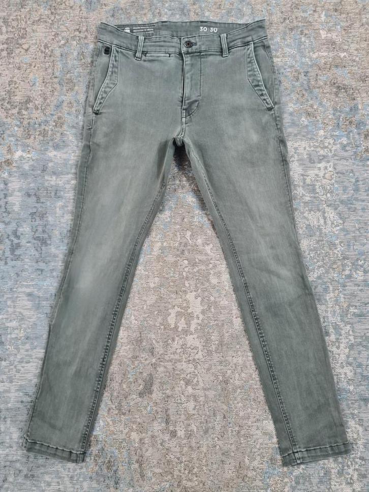 G-Star Skinny Chino W30 L30 Skinny STRETCH Bronno3030, Kleding | Heren, Spijkerbroeken en Jeans, Zo goed als nieuw, W32 (confectie 46) of kleiner