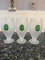 3x Pickwick fresh tea glazen op voet, Verzamelen, Ophalen of Verzenden, Zo goed als nieuw, Frisdrankglas