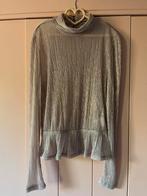 Morgan peplum top, Maat 38/40 (M), Beige, Nieuw, Lange mouw