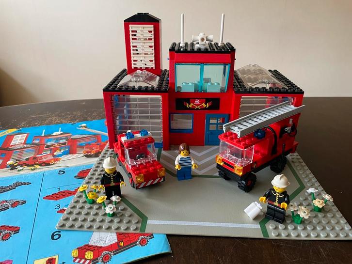 Lego 6385 Brandweerkazerne - 100% compleet!, Kinderen en Baby's, Speelgoed | Duplo en Lego, Gebruikt, Lego, Complete set, Ophalen of Verzenden