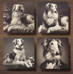 Barsoi Victoriaanse onderzetters met houder, Ophalen of Verzenden, Nieuw, Glas of Kopje