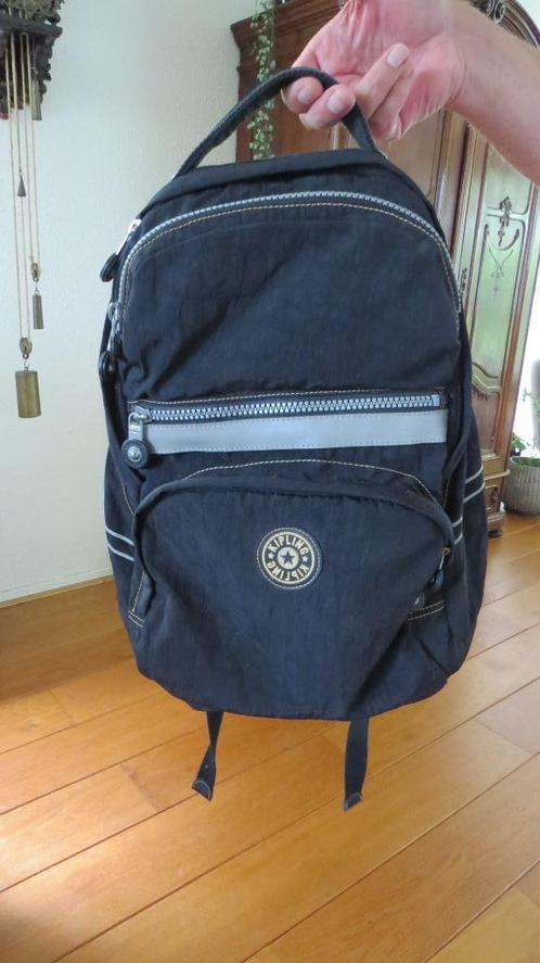 Kipling rugzak tas schooltas zwart., Sieraden, Tassen en Uiterlijk, Tassen | Rugtassen, Zo goed als nieuw, Kipling, 30 tot 45 cm