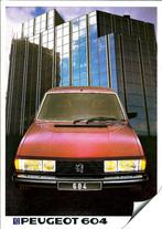 Folder Peugeot 604 1983, Boeken, Auto's | Folders en Tijdschriften, Gelezen, Peugeot, Ophalen of Verzenden