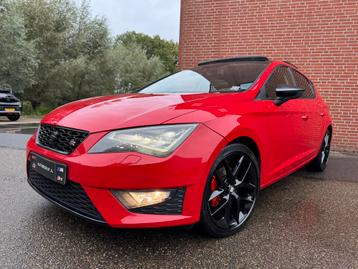 Seat Leon 1.4 TSI FR 193 PK/ LEER/ Pano Dak/ 18"/ LED/ VOL ! beschikbaar voor biedingen