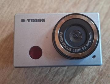 D-Vision Action Cam - Compleet met Accessoires! beschikbaar voor biedingen
