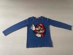 Mario shirt 123/128, Kinderen en Baby's, Kinderkleding | Maat 122, Jongen of Meisje, Ophalen of Verzenden, Zo goed als nieuw, Shirt of Longsleeve