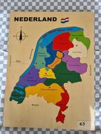 Houten puzzel Nederland, Kinderen en Baby's, Speelgoed | Kinderpuzzels, 10 tot 50 stukjes, Ophalen of Verzenden, Zo goed als nieuw