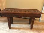 Tafeltje/Voetbankje/Sidetable India Antiek Hout., Ophalen of Verzenden