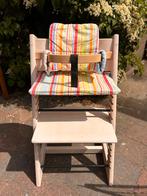 Stokke Tripp Trapp kinderstoel white wash, Ophalen, Gebruikt, Meegroeistoel, Stoelverkleiner