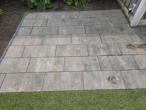 Gebruikte terrastegels 60x30x4 cm (8,2m2), Tuin en Terras, Tegels en Klinkers, Gebruikt, Terrastegels, Beton, 5 tot 10 m², Ophalen