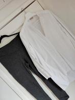 2delig Malene Birger blouse & bijpassende legging XL NW350,-, Kleding | Dames, Blouses en Tunieken, Verzenden, Wit, Maat 42/44 (L)