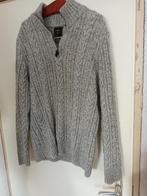 wollen lamswol trui kabeltrui 2XL XXL Superdry grijs unisex, Kleding | Heren, Overige maten, Ophalen of Verzenden, Zo goed als nieuw