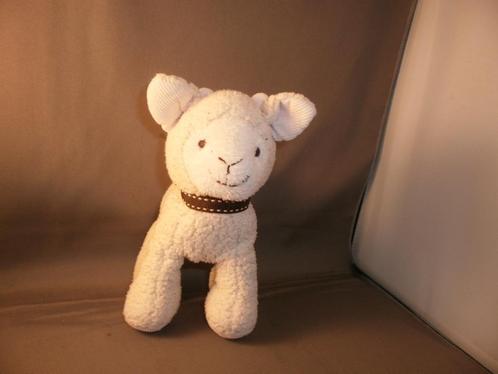happy horse schaap crème wollig velours met halsband ribstof, Kinderen en Baby's, Speelgoed | Knuffels en Pluche, Zo goed als nieuw