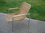 Vintage fauteuil Dirk van Sliedregt [ model 725], Minder dan 75 cm, Gebruikt, 50 tot 75 cm, Riet of Rotan