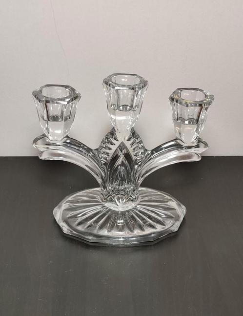 Art-déco kandelaar, Antiek en Kunst, Antiek | Glas en Kristal, Ophalen of Verzenden
