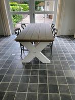 Twee identieke eetkamertafels, 75 cm of meer, Ophalen of Verzenden, Zo goed als nieuw, Riviera Maison