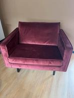 Loungestoel van zacht velours, - Zo goed als nieuw!, Huis en Inrichting, Fauteuils, Ophalen, 75 tot 100 cm, Zo goed als nieuw