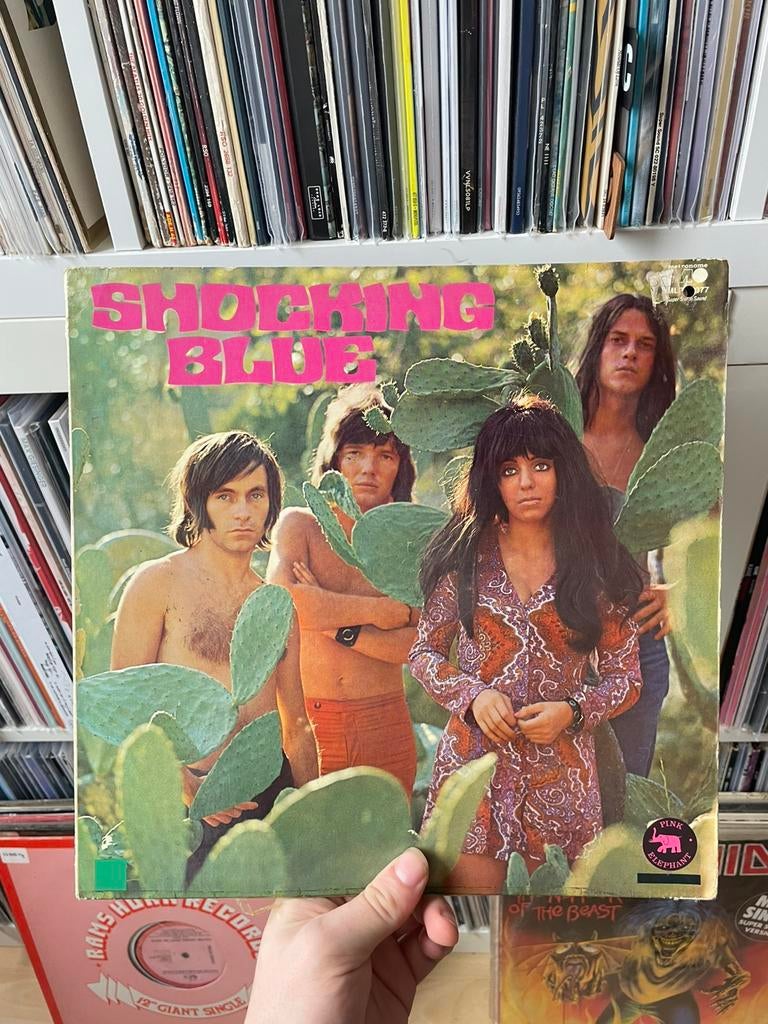 Shocking Blue - Shocking Blue vinyl | Zeldzame Griekse pers, Ophalen of Verzenden, Zo goed als nieuw, 12 inch