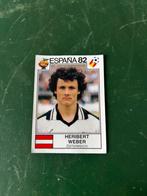 Panini plaatje Heribert Weber Oostenrijk WK 1982, Ophalen of Verzenden