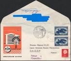 1e KLM vlucht Saigon Vietnam 1959, Postzegels en Munten, Brieven en Enveloppen | Nederland, Verzenden, Envelop
