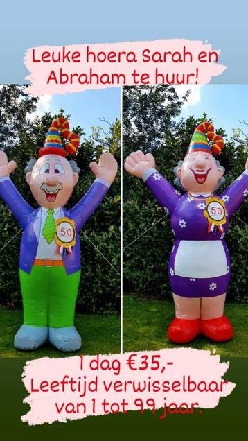 Te huur abraham of sarah feestpop beschikbaar voor biedingen