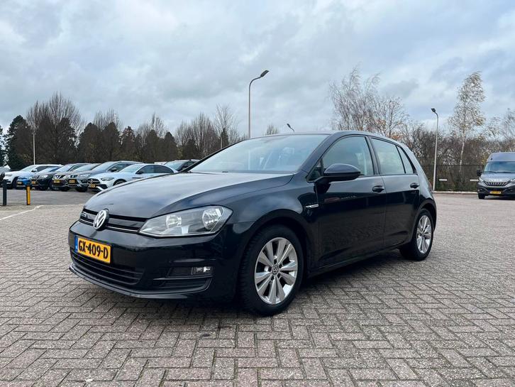 Volkswagen Golf 1.0 TSI 85KW Bluemotion 5D 2015 Zwart., Auto's, Volkswagen, Particulier, Golf, ABS, Adaptieve lichten, Airbags