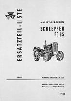 Ersatzteil-Liste Massey-Ferguson Schlepper FE35