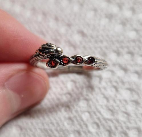 Game of Thrones draken ring - Pandora, Sieraden, Tassen en Uiterlijk, Ringen, Zo goed als nieuw, Zilver, Zilver, Ophalen of Verzenden