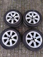 4 lichtmetalen velgen met zomerbanden maat 205/55 R16, Auto-onderdelen, Banden en Velgen, Ophalen, Gebruikt, 16 inch, 205 mm