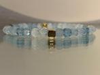 Edelsteen armband met aquamarijn, Verzenden, Nieuw