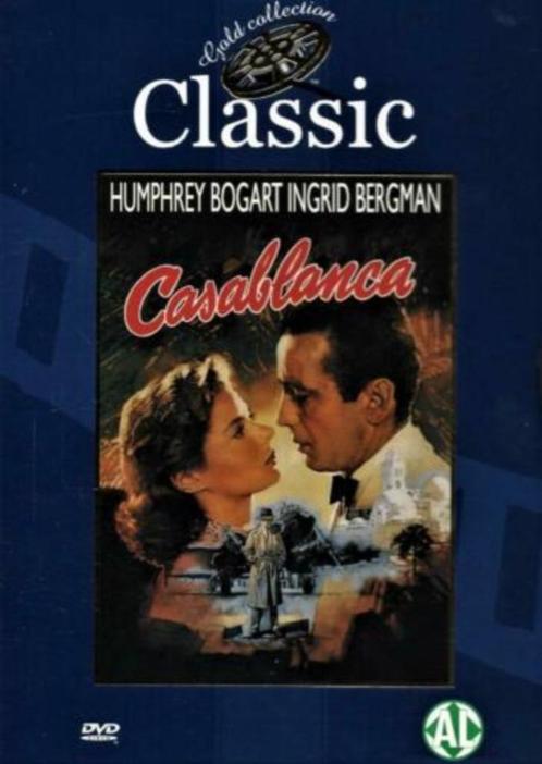 DVD - Casablanca - Humphrey Bogart en Ingrid Bergman - NIEUW, Cd's en Dvd's, Dvd's | Klassiekers, Zo goed als nieuw, Drama, 1940 tot 1960