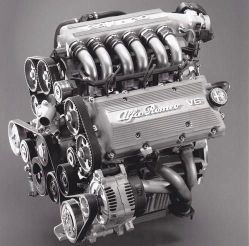 Alfa Romeo Busso 3.0 24V V6 motor + Aisin versn bak 55-50sn, Auto-onderdelen, Motor en Toebehoren, Alfa Romeo, Gebruikt, Ophalen