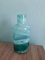 Turquoise Vazen, 10 euro voor alle 4, Ophalen, Blauw, Minder dan 50 cm, Glas