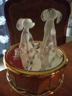 muziekdoos draaiend met spiegels dalmatiers, Ophalen of Verzenden