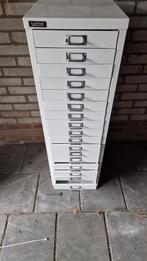 Bisley Witte Ladekast - 18 Laden, Minder dan 50 cm, Gebruikt, 5 laden of meer, 100 tot 150 cm