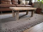 vintage houten stoere salontafel / coffee table, Ophalen