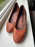 Mooie cognac pumps, maat 39, leer, goed onderhouden, Ophalen of Verzenden, Zo goed als nieuw, Bruin