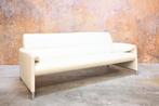 ZGANieuw gebroken witte leren Leolux Felizia design bank, Leolux, Leolux, Design, 150 tot 200 cm