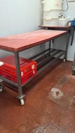 RVS werktafel, Slagers werktafel, Ophalen, Zo goed als nieuw