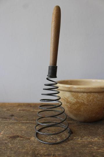 Oude Franse brocante spiraalklopper Nr.2 *Pronck & Praal* beschikbaar voor biedingen