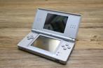 Nintendo DS Lite Silver + Doos (streep in beeld), Gebruikt, Ophalen of Verzenden, DS Lite, Zilver