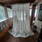 Witte vitrage, Breedte  130cm, Hoogte 263cm, Ophalen of Verzenden, Zo goed als nieuw, 100 tot 150 cm