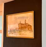 Aquarel Spaans klooster, Antiek en Kunst, Ophalen