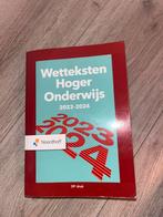 Wetteksten Hoger Onderwijs, Boeken, Studieboeken en Cursussen, Ophalen of Verzenden, Zo goed als nieuw