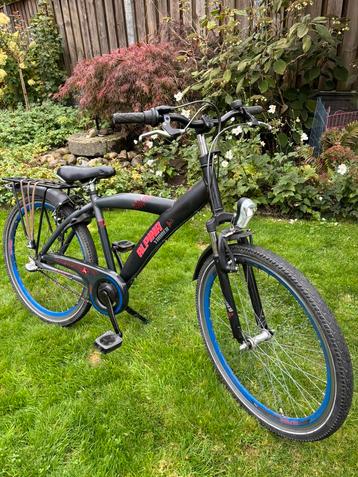 Matzwarte Alpina Yabber jongensfiets 26 inch met versnelling beschikbaar voor biedingen