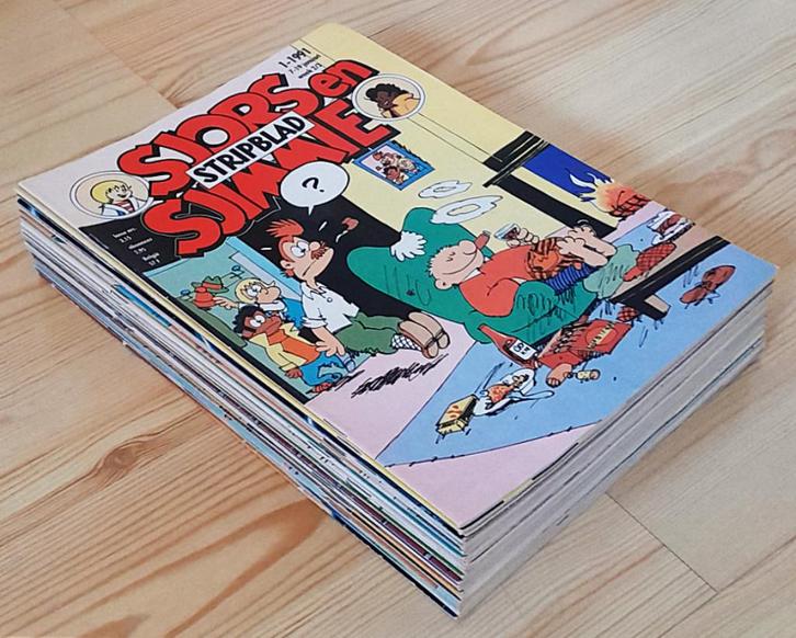 SJORS & SJIMMIE STRIPBLAD – jaargang 1991, Boeken, Strips | Comics, Zo goed als nieuw, Complete serie of reeks, Ophalen of Verzenden